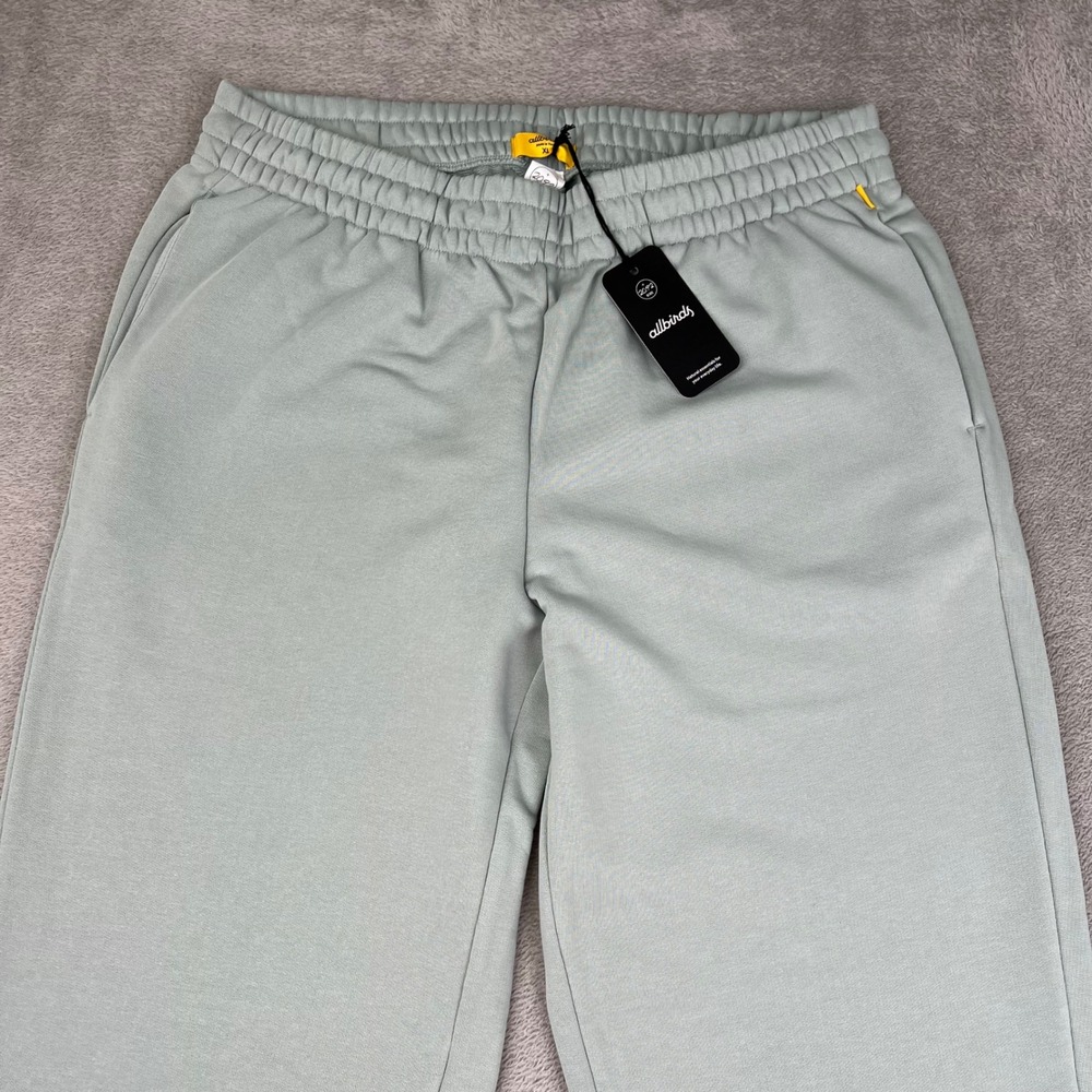 NEW Allbirds‎ Anytime Sweatpants Organic Cotton Blend Bark Grey Blue Size XL